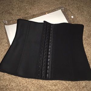 Black brand new latex Body Shaper Waist Trainer